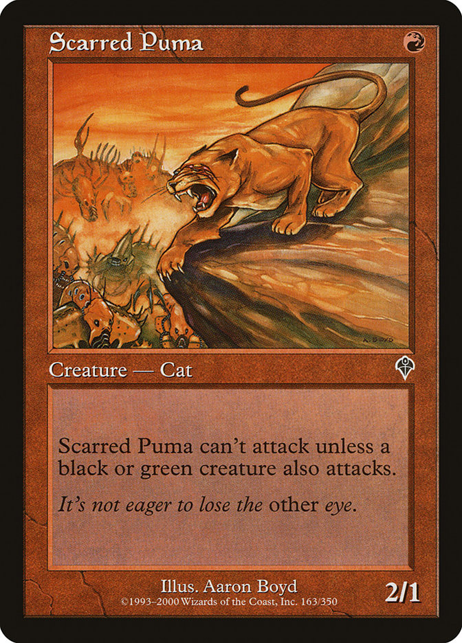 Scarred Puma [Invasion] Foil