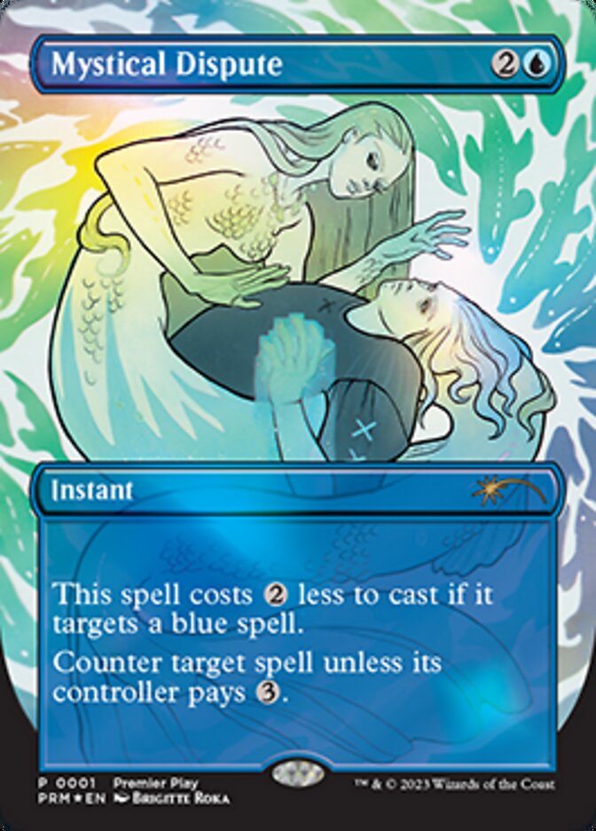 Mystical Dispute (Borderless Alternate Art) [Regional Championship Qualifiers 2023] Foil