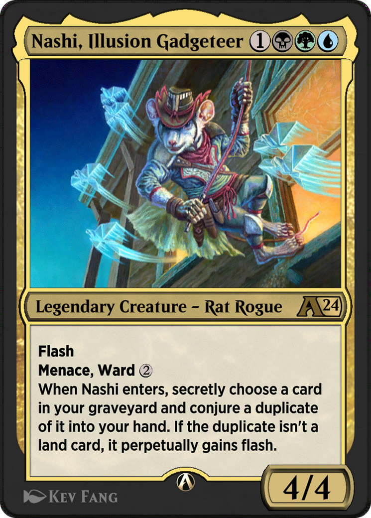 Nashi, Illusion Gadgeteer  [Alchemy: Outlaws of Thunder Junction]