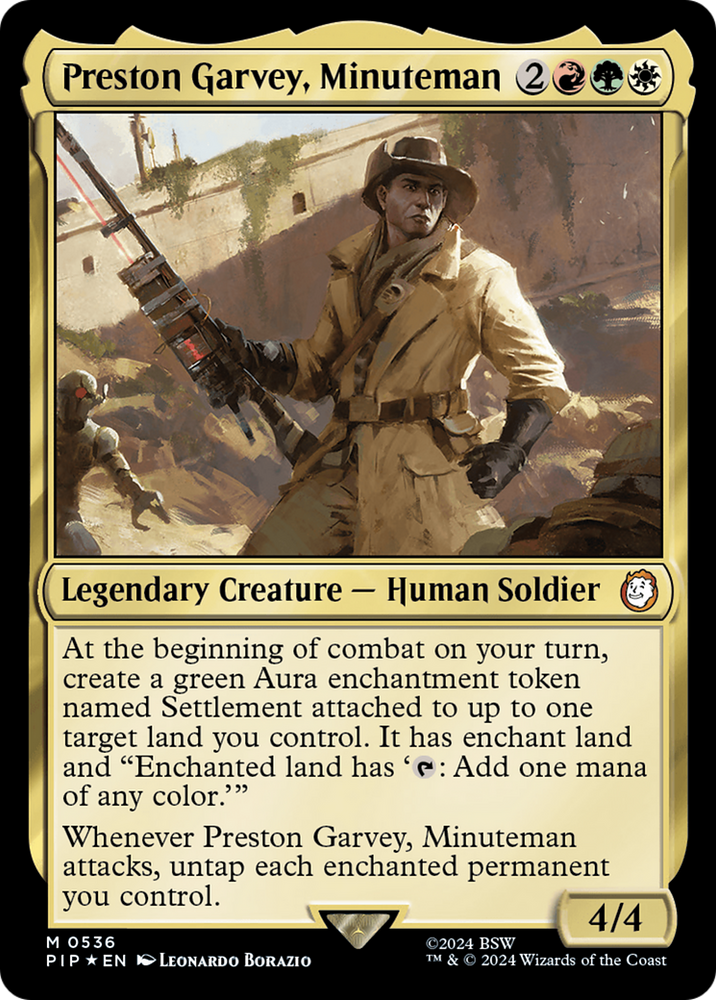 Preston Garvey, Minuteman (Surge Foil) [Fallout]