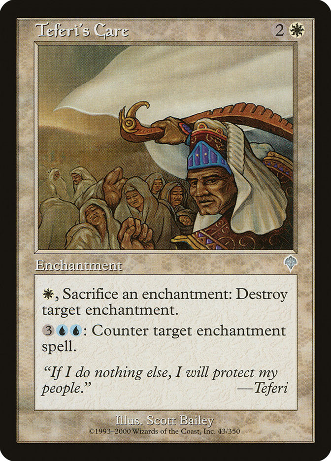 Teferi's Care [Invasion] Foil