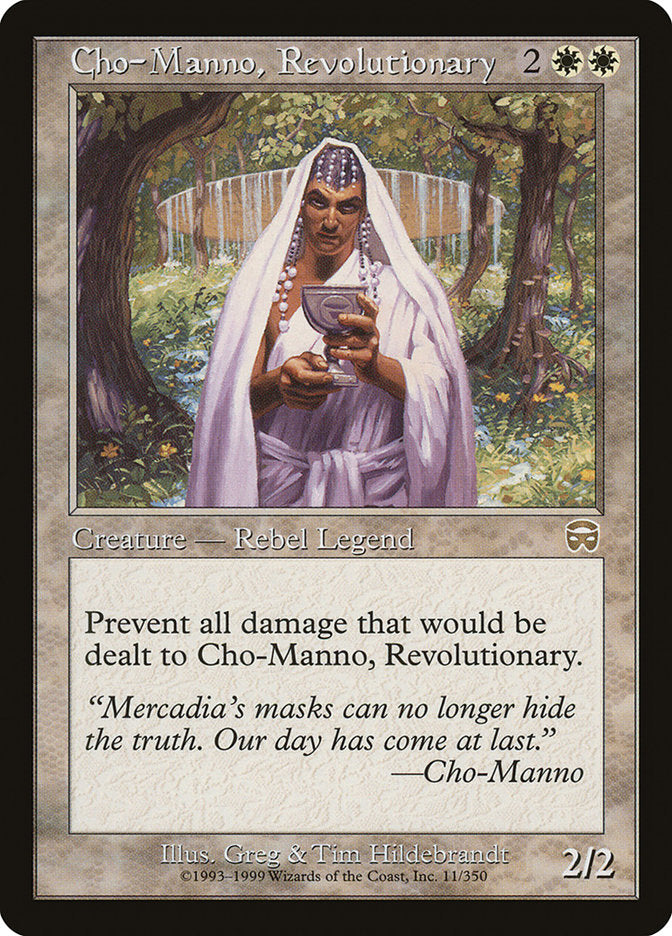 Cho-Manno, Revolutionary [Mercadian Masques] Foil