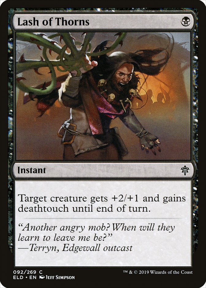 Lash of Thorns [Throne of Eldraine] Foil