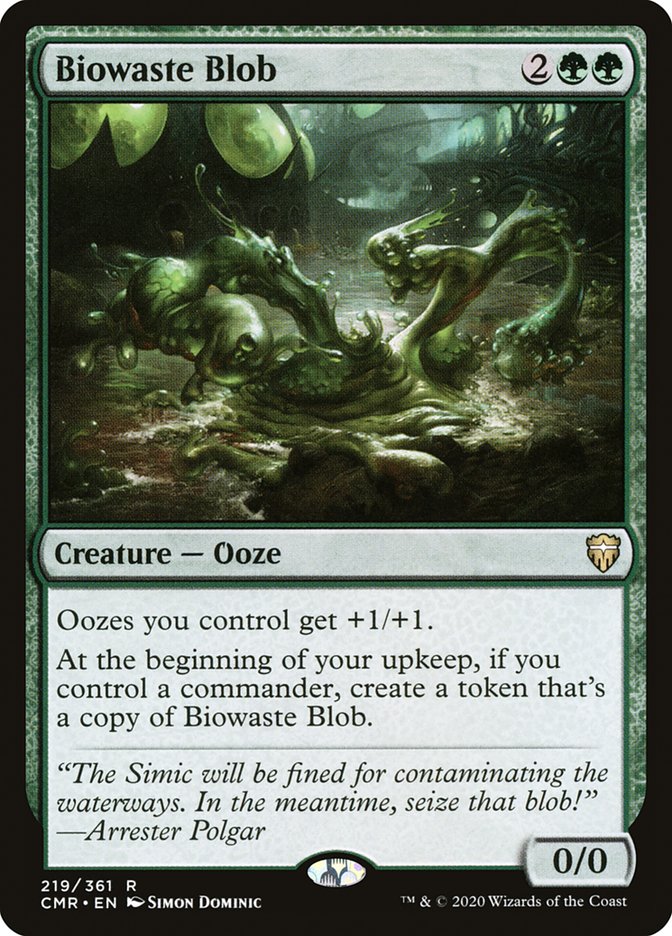 Biowaste Blob [Commander Legends] Foil