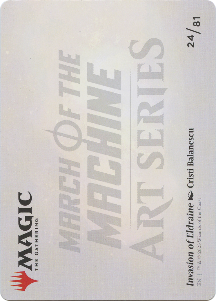 Invasion of Eldraine // Invasion of Eldraine  [March of the Machine Art Series] (Borderless) Foil