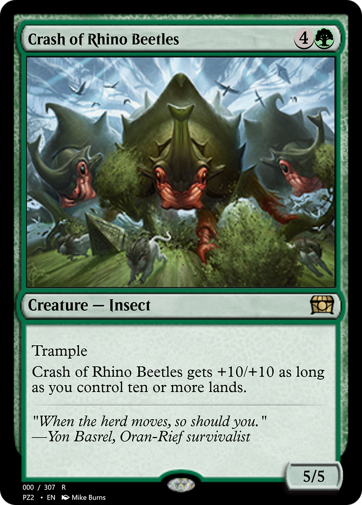 Crash of Rhino Beetles  [Treasure Chest] Foil