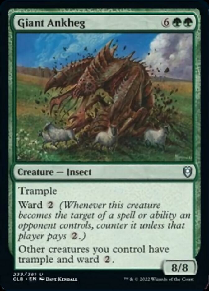 Giant Ankheg [Commander Legends: Battle for Baldur's Gate] Foil