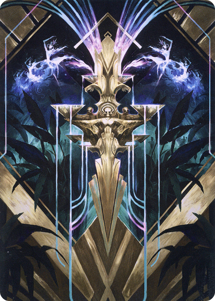 Halo Fountain // Halo Fountain  [New Capenna Art Series] (Borderless) Foil