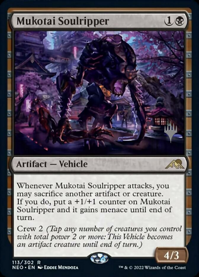 Mukotai Soulripper (Promo Pack) [Kamigawa: Neon Dynasty Promos] Foil