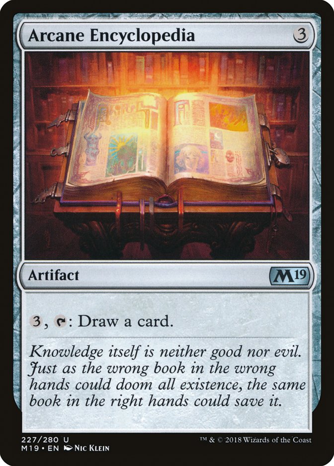 Arcane Encyclopedia [Core Set 2019] Foil