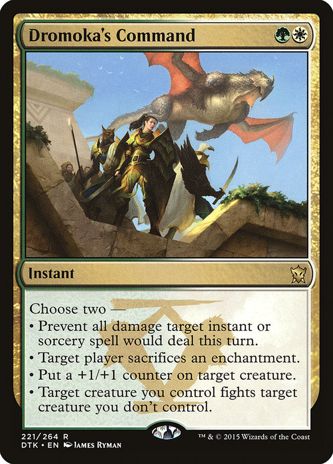 Dromoka's Command [Dragons of Tarkir] Foil
