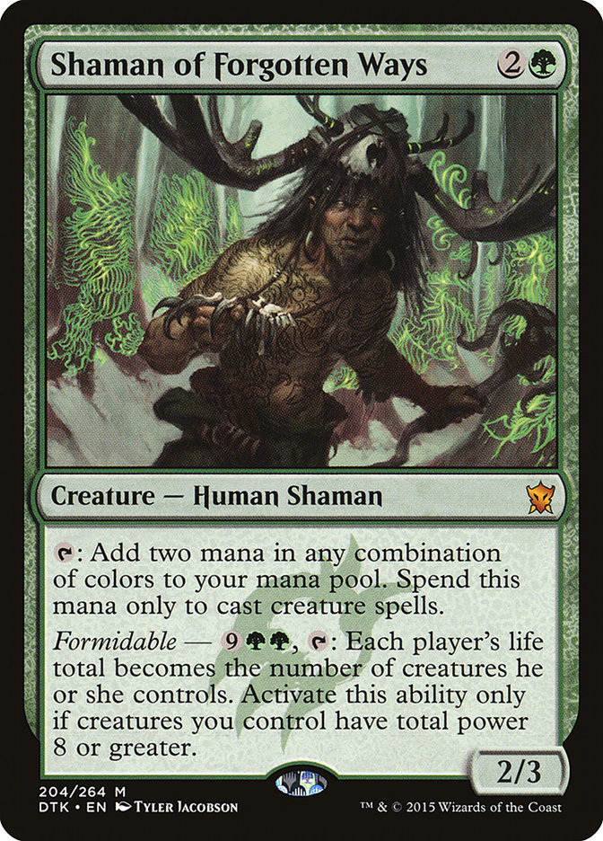 Shaman of Forgotten Ways [Dragons of Tarkir] Foil