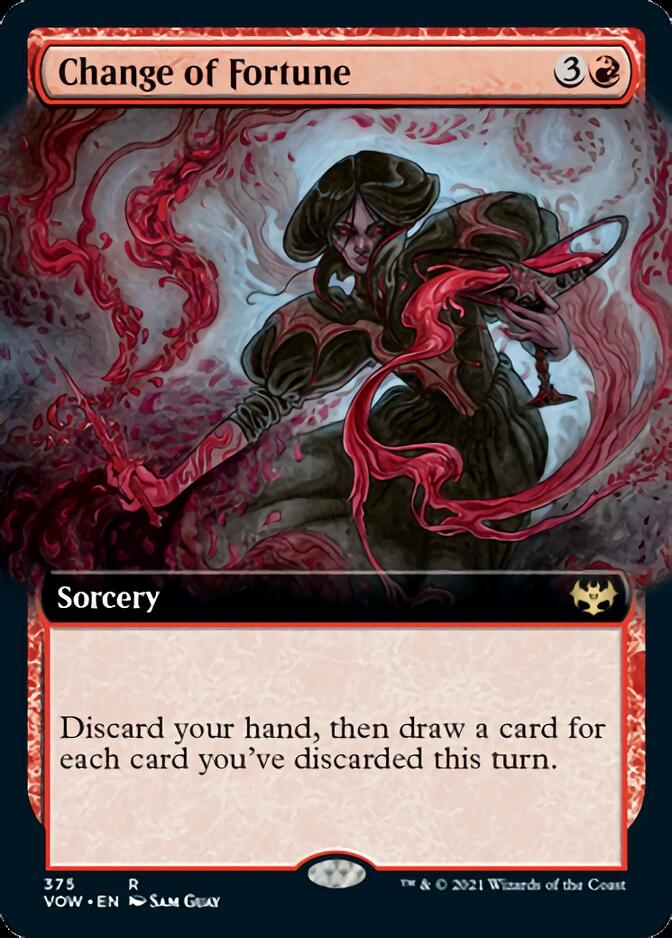 Change of Fortune (Extended Art) [Innistrad: Crimson Vow] Foil