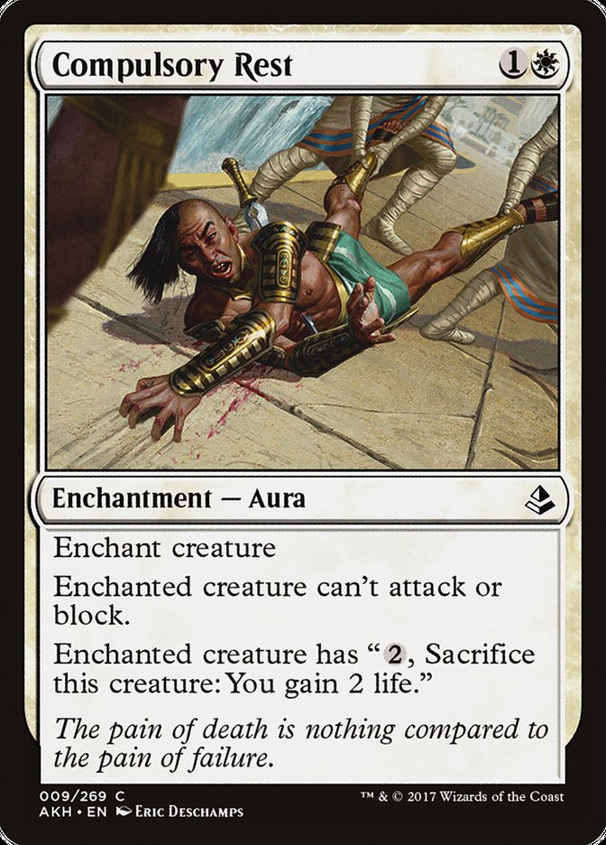 Compulsory Rest [Amonkhet] Foil