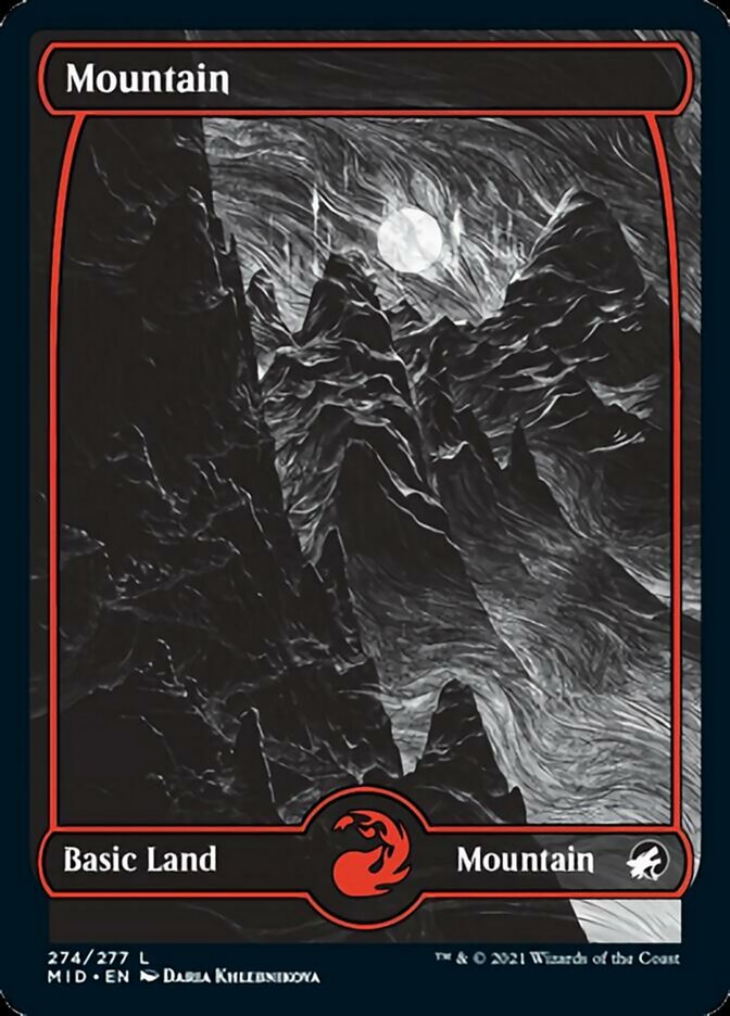 Mountain (274) [Innistrad: Midnight Hunt] Foil
