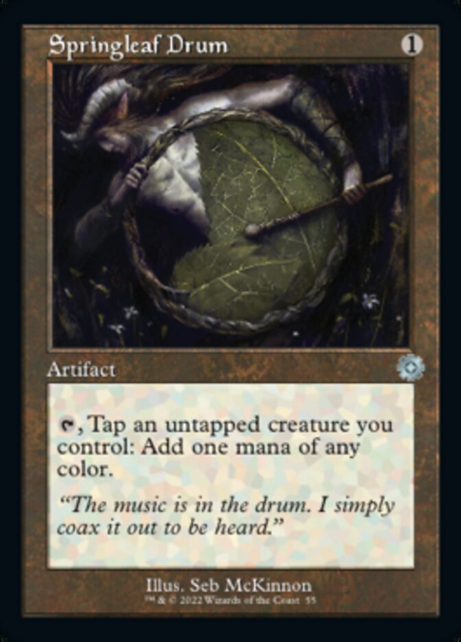 Springleaf Drum (Retro) [The Brothers' War Retro Artifacts] Foil
