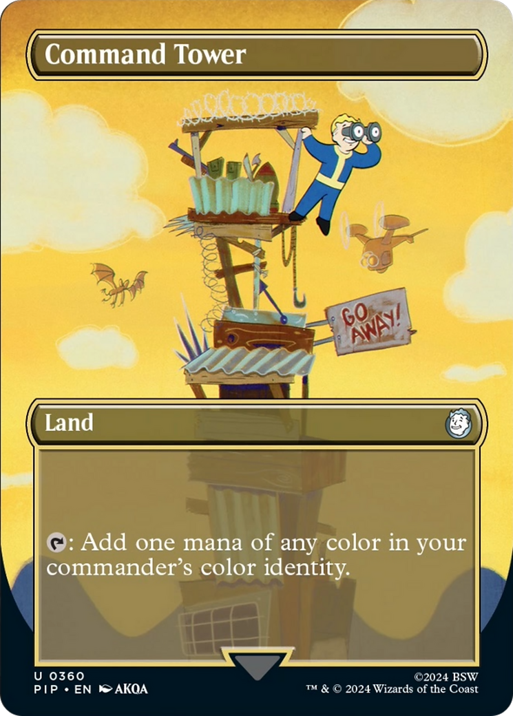Command Tower (Borderless) [Fallout] Foil