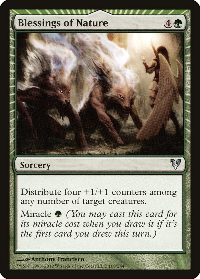 Blessings of Nature [Avacyn Restored] Foil
