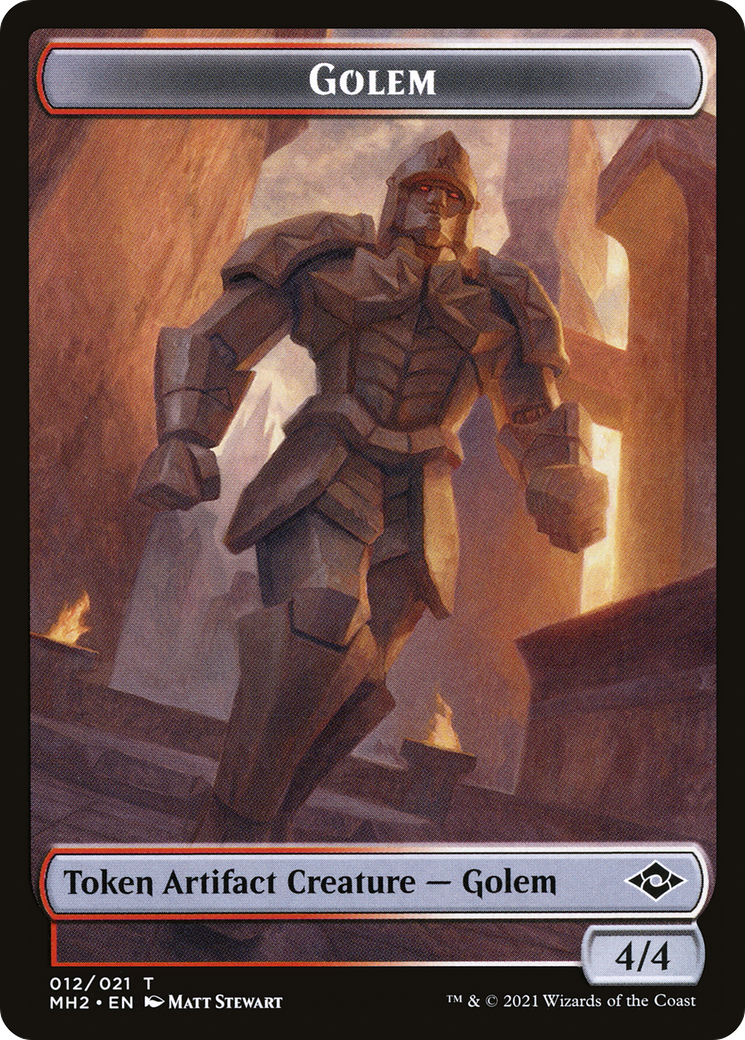 Golem  [Modern Horizons 2 Tokens] Foil