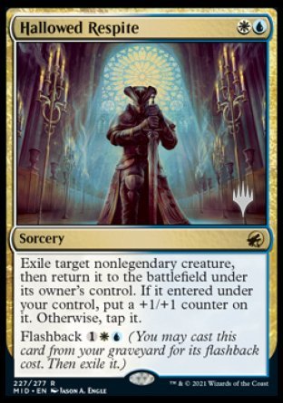 Hallowed Respite (Promo Pack) [Innistrad: Midnight Hunt Promos] Foil