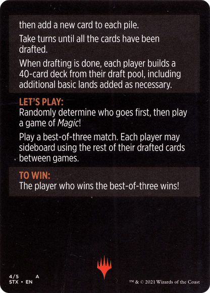 Winchester Draft // Winchester Draft (cont'd)  [Strixhaven: School of Mages Minigames]