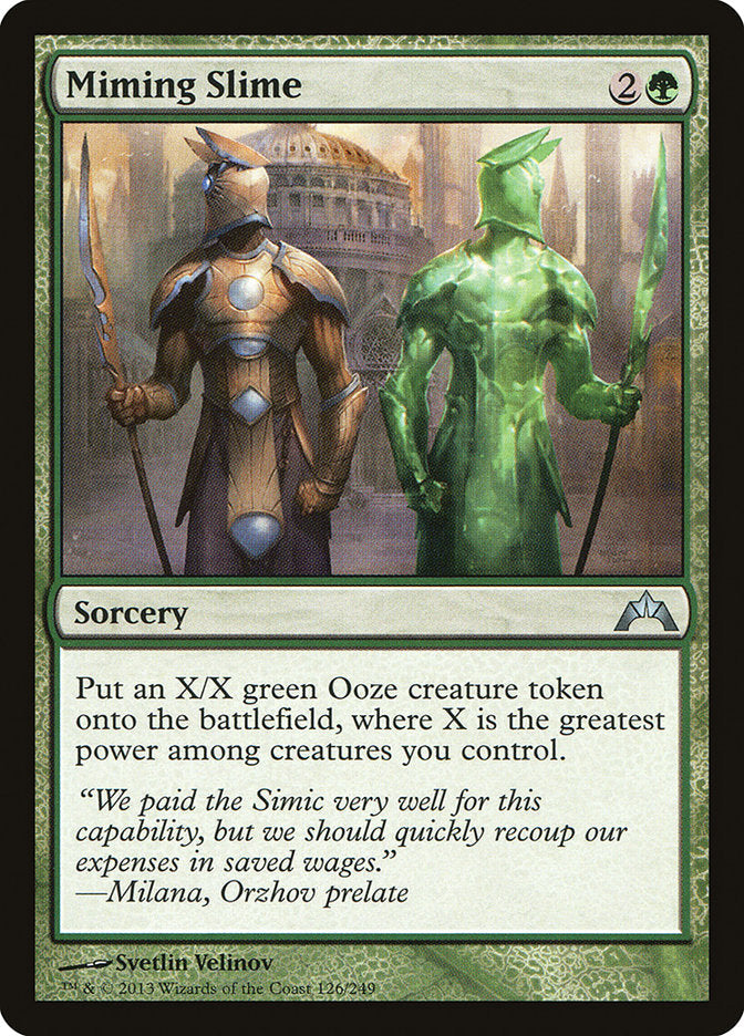 Miming Slime [Gatecrash] Foil