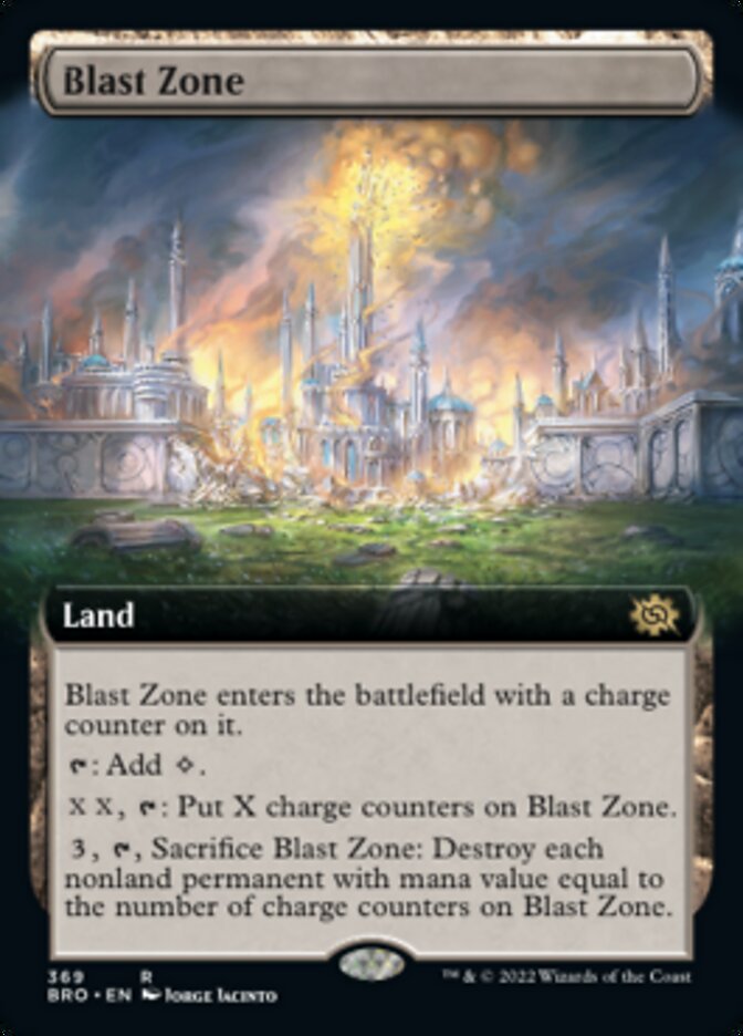 Blast Zone (Extended Art) [The Brothers' War] Foil