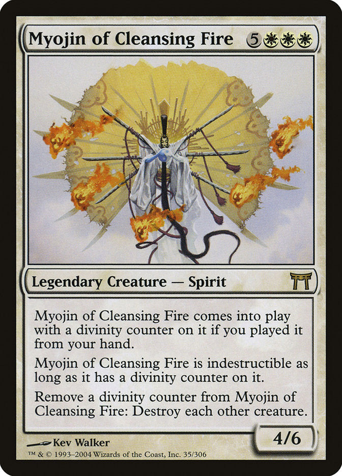 Myojin of Cleansing Fire [Champions of Kamigawa] Foil