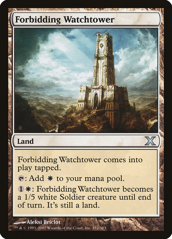 Forbidding Watchtower [Tenth Edition] Foil