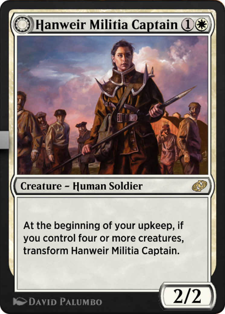 Hanweir Militia Captain // Westvale Cult Leader  [Jumpstart: Historic Horizons]: (Double Faced Transform)