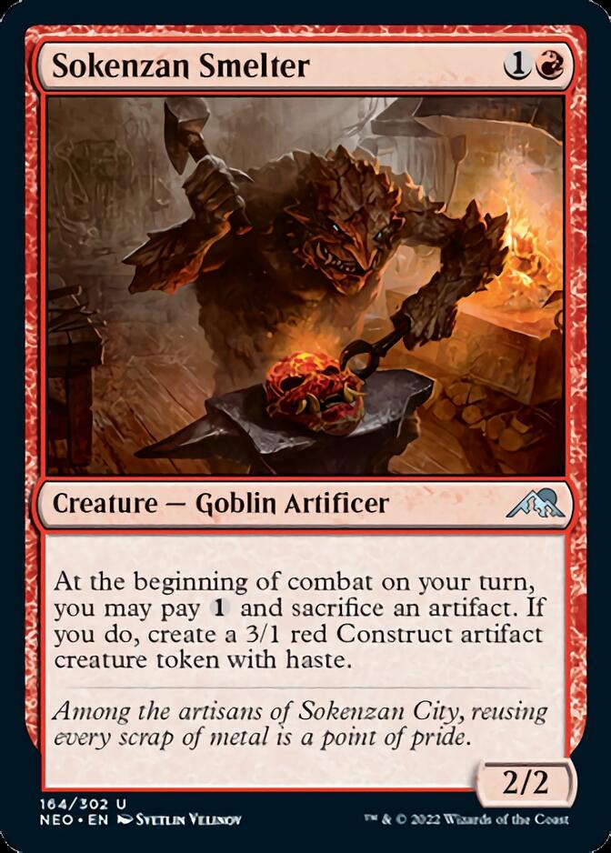 Sokenzan Smelter [Kamigawa: Neon Dynasty] Foil