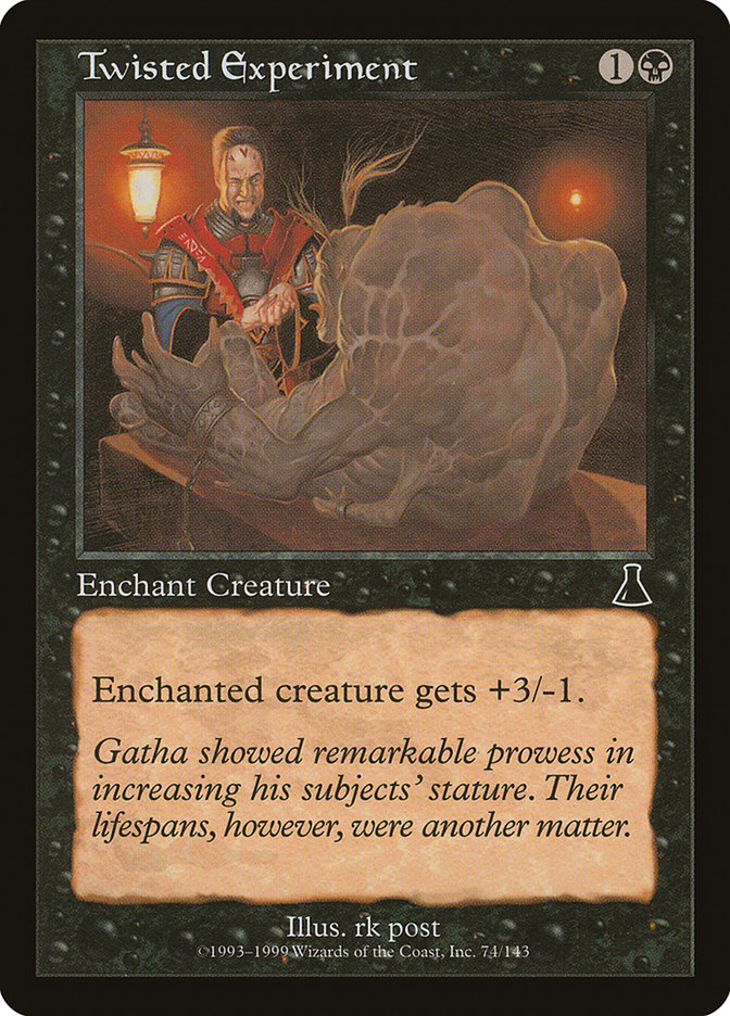 Twisted Experiment [Urza's Destiny] Foil