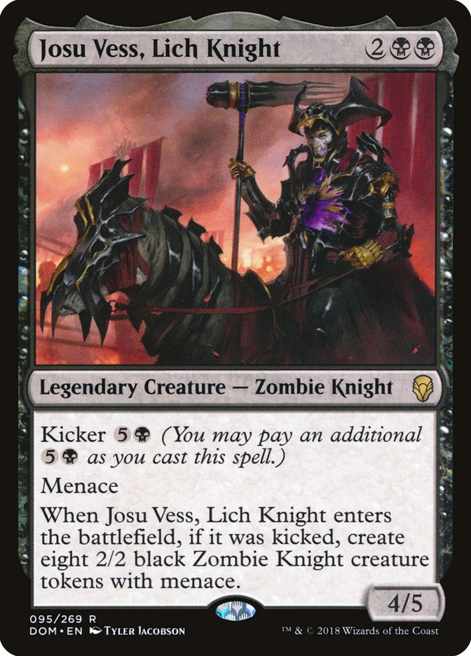 Josu Vess, Lich Knight [Dominaria] Foil