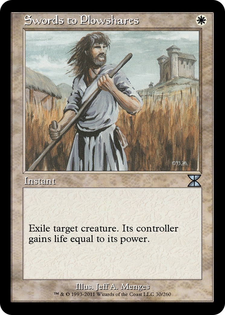 Swords to Plowshares  [Masters Edition IV] Foil