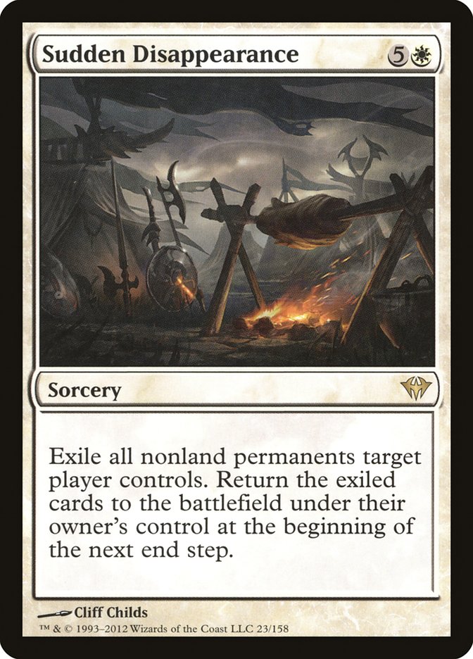 Sudden Disappearance [Dark Ascension] Foil