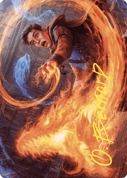Frantic Firebolt // Frantic Firebolt  [Wilds of Eldraine Art Series] (Borderless) Foil