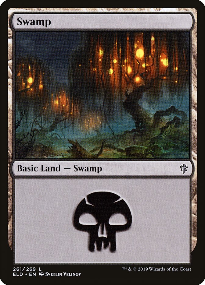 Swamp (261) [Throne of Eldraine] Foil