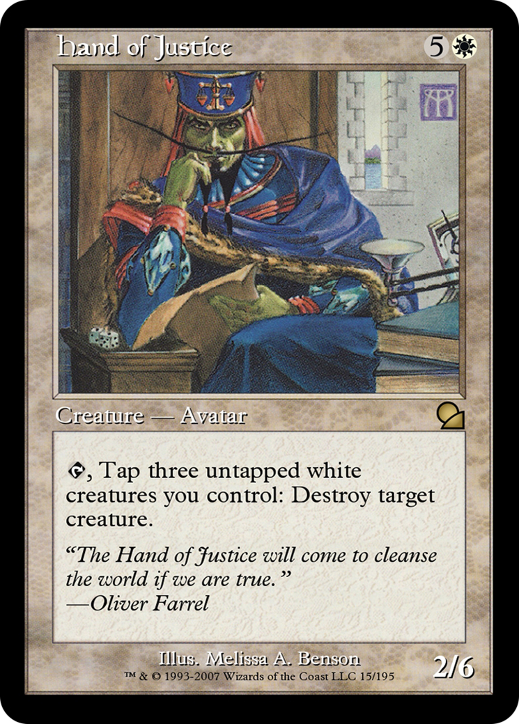 Hand of Justice  [Masters Edition] Foil