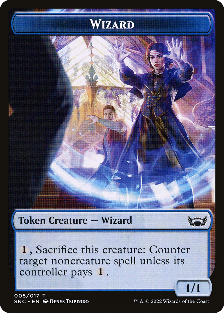 Wizard  [Streets of New Capenna Tokens] Foil