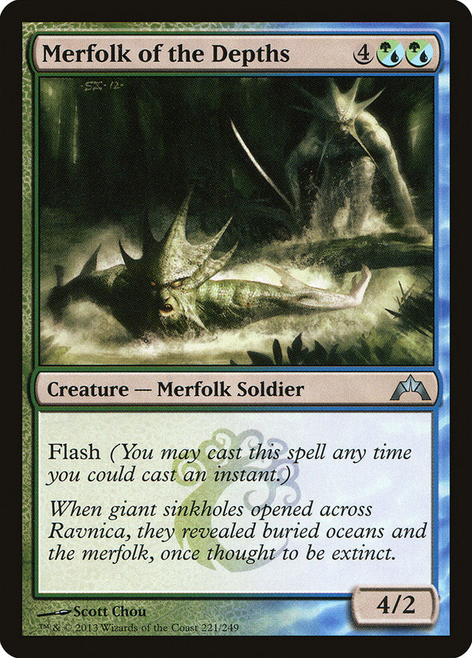 Merfolk of the Depths [Gatecrash] Foil