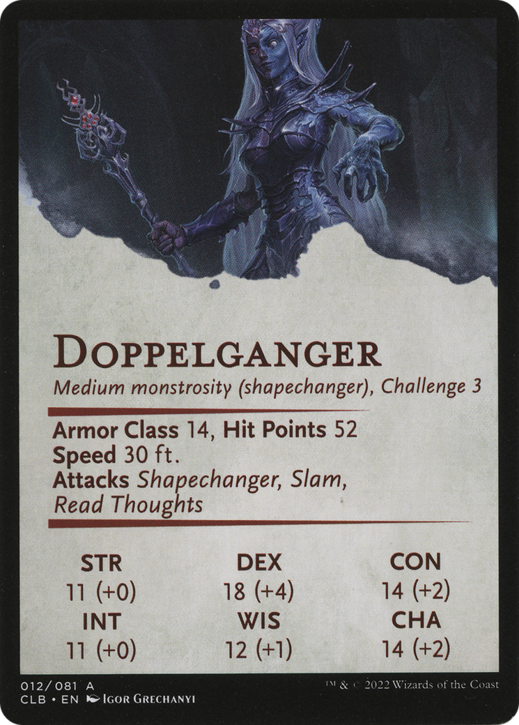 Mocking Doppelganger // Mocking Doppelganger  [Battle for Baldur's Gate Art Series] (Borderless)