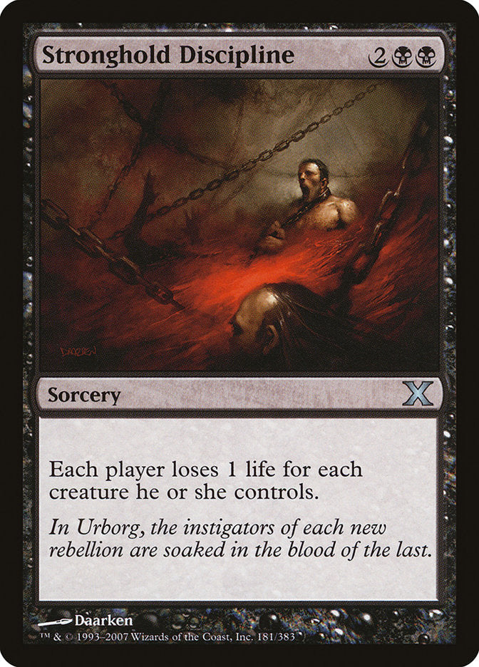 Stronghold Discipline [Tenth Edition] Foil