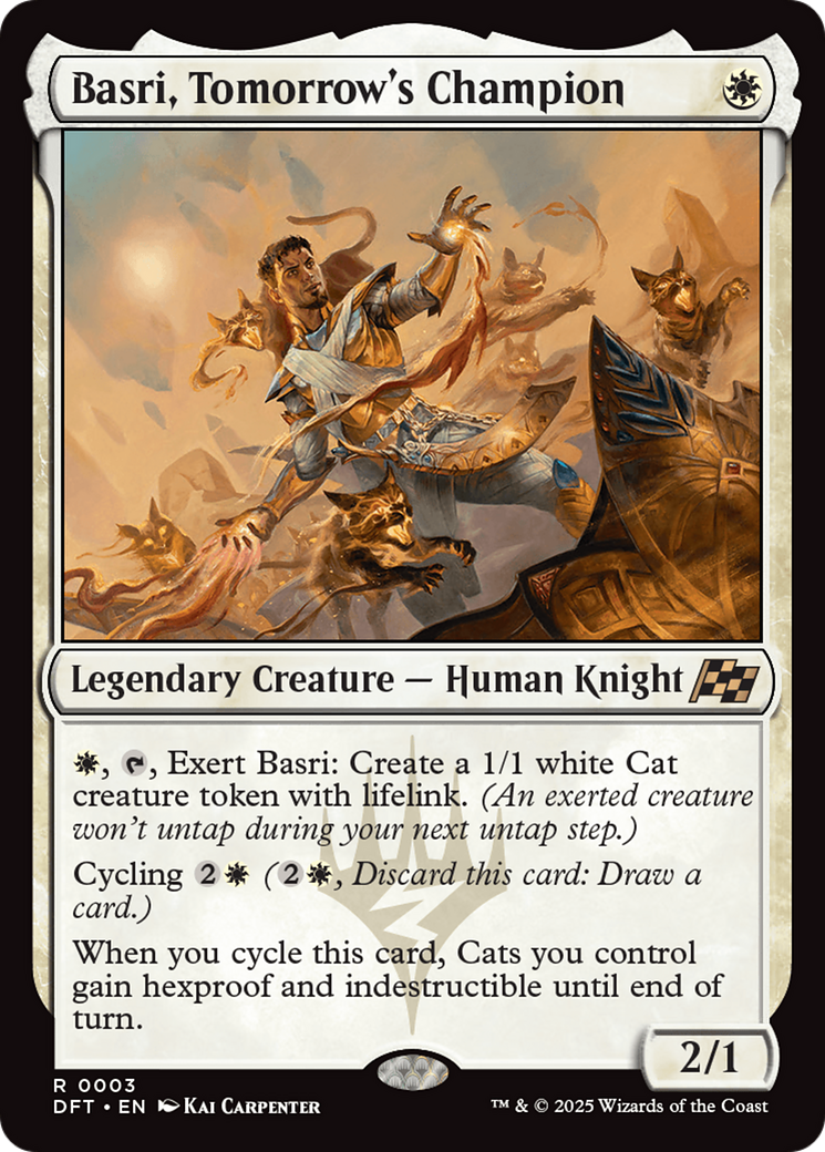 Basri, Tomorrow's Champion [Aetherdrift] Foil