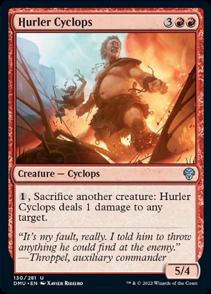 Hurler Cyclops [Dominaria United] Foil