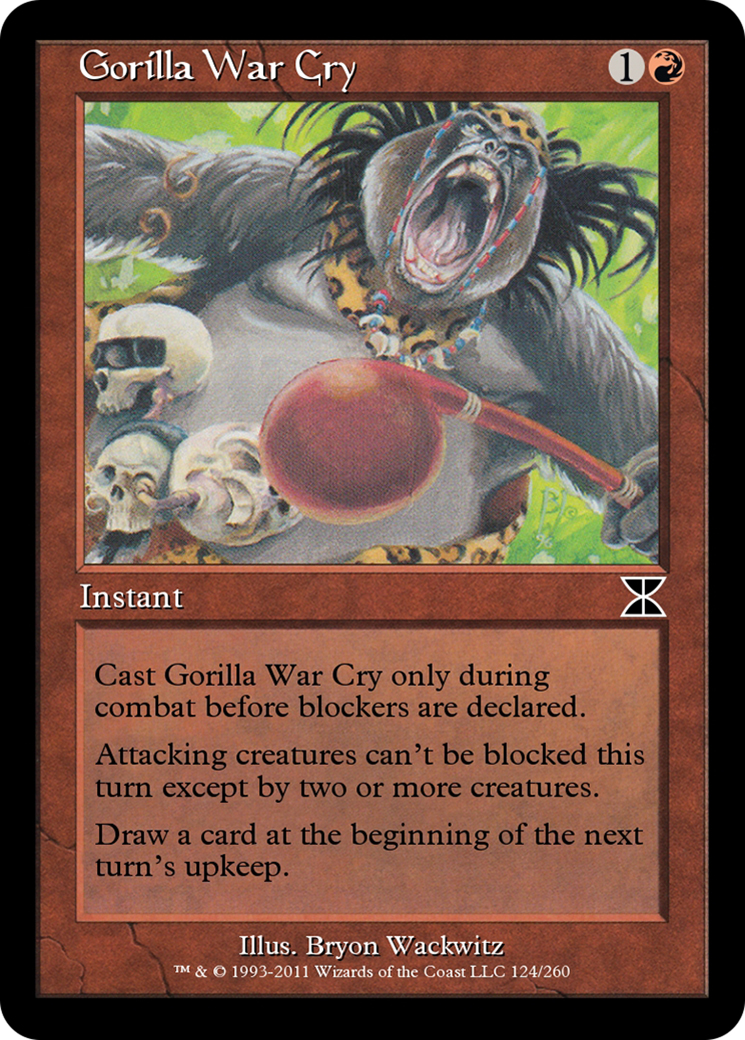 Gorilla War Cry  [Masters Edition IV] Foil