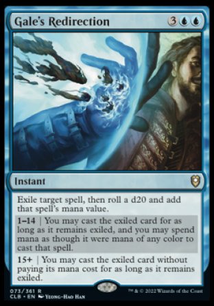 Gale's Redirection [Commander Legends: Battle for Baldur's Gate] Foil