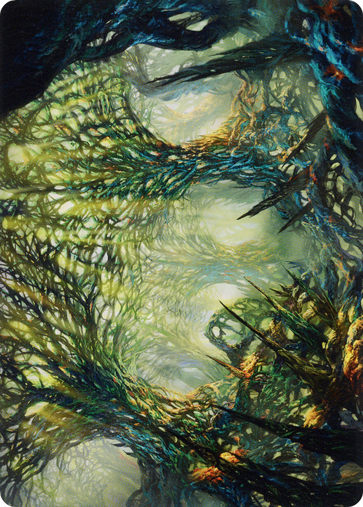 The Hunter Maze // The Hunter Maze  [Phyrexia: All Will Be One Art Series] (Borderless) Foil