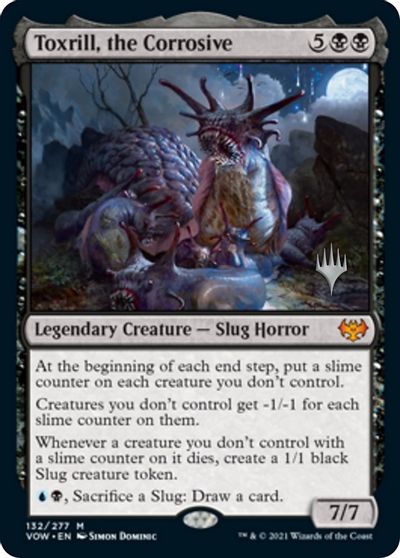 Toxrill, the Corrosive (Promo Pack) [Innistrad: Crimson Vow Promos] Foil