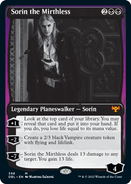 Sorin the Mirthless [Innistrad: Double Feature] Foil