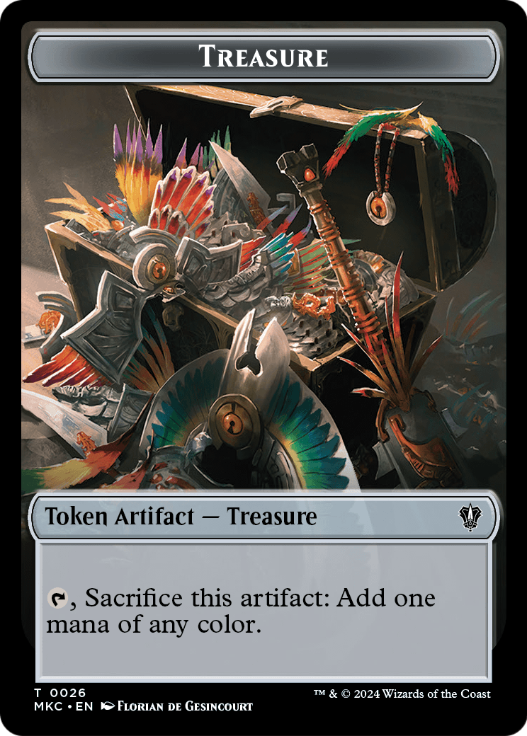 Treasure  [Murders at Karlov Manor Commander Tokens]